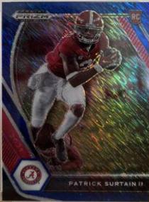 Patrick Surtain II [Blue Shimmer Prizm] #143