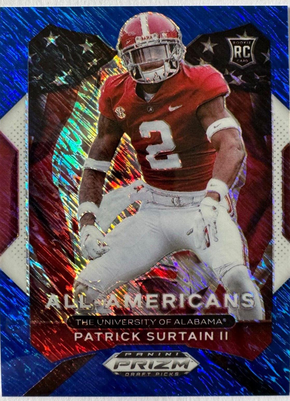 Patrick Surtain II [Blue Shimmer Prizm] #199