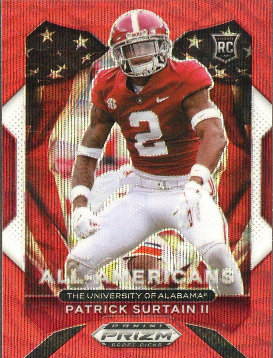 Patrick Surtain II [Ruby Wave Prizm] #199