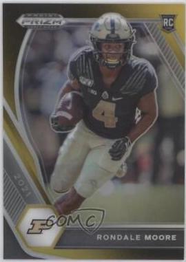Rondale Moore [Black Gold Prizm] #129