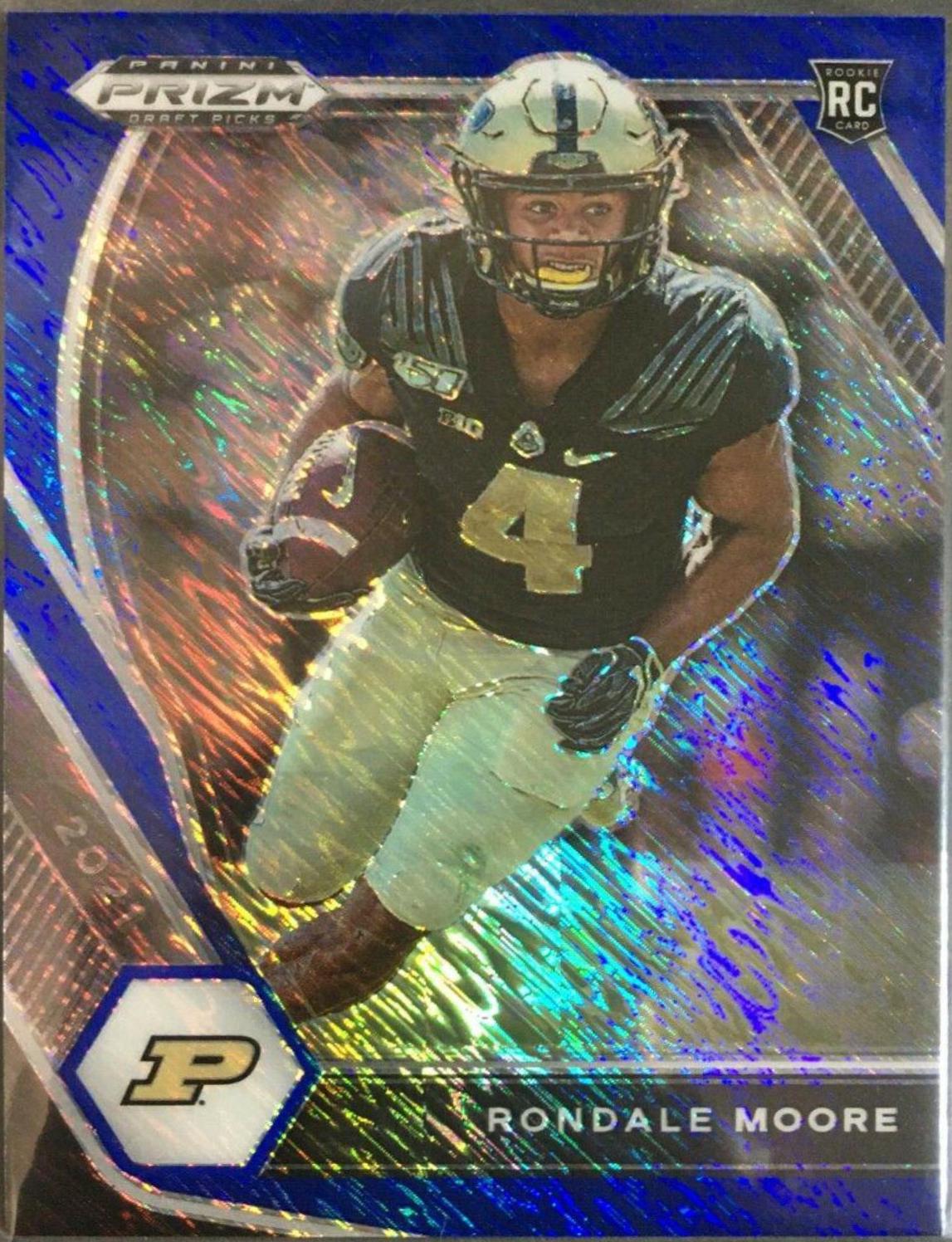 Rondale Moore [Blue Shimmer Prizm] #129