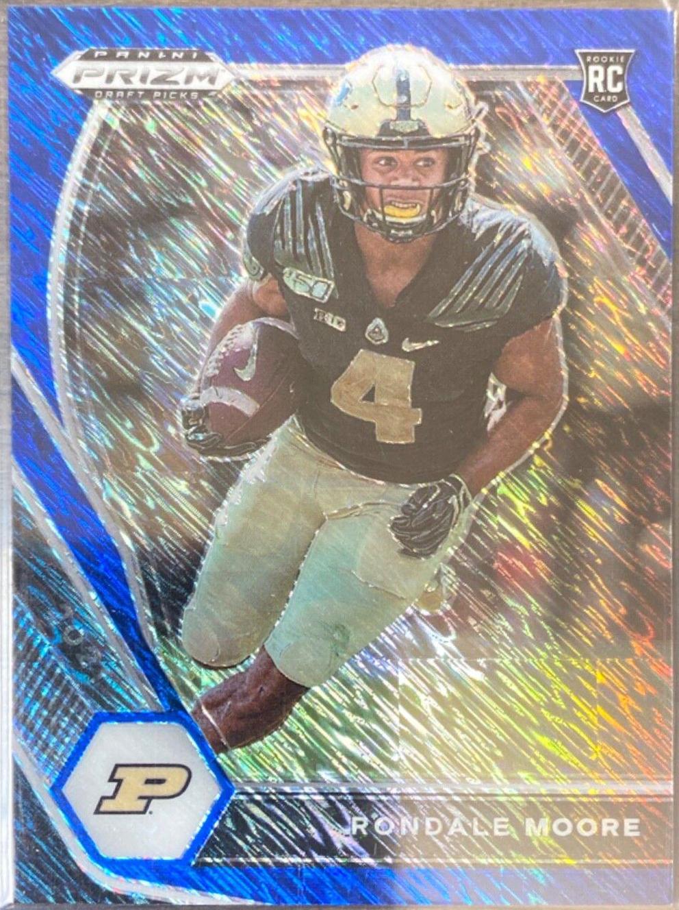 Rondale Moore [Blue Shimmer Prizm] #187