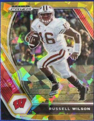 Russell Wilson [Gold Ice Prizm] #8