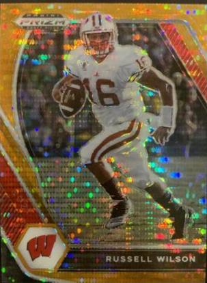 Russell Wilson [Orange Pulsar Prizm] #8