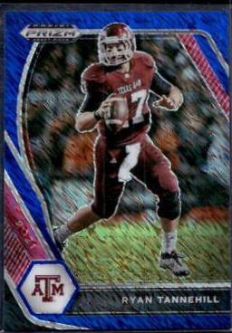 Ryan Tannehill [Blue Shimmer Prizm] #18
