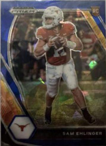 Sam Ehlinger [Blue Ice Prizm] #131