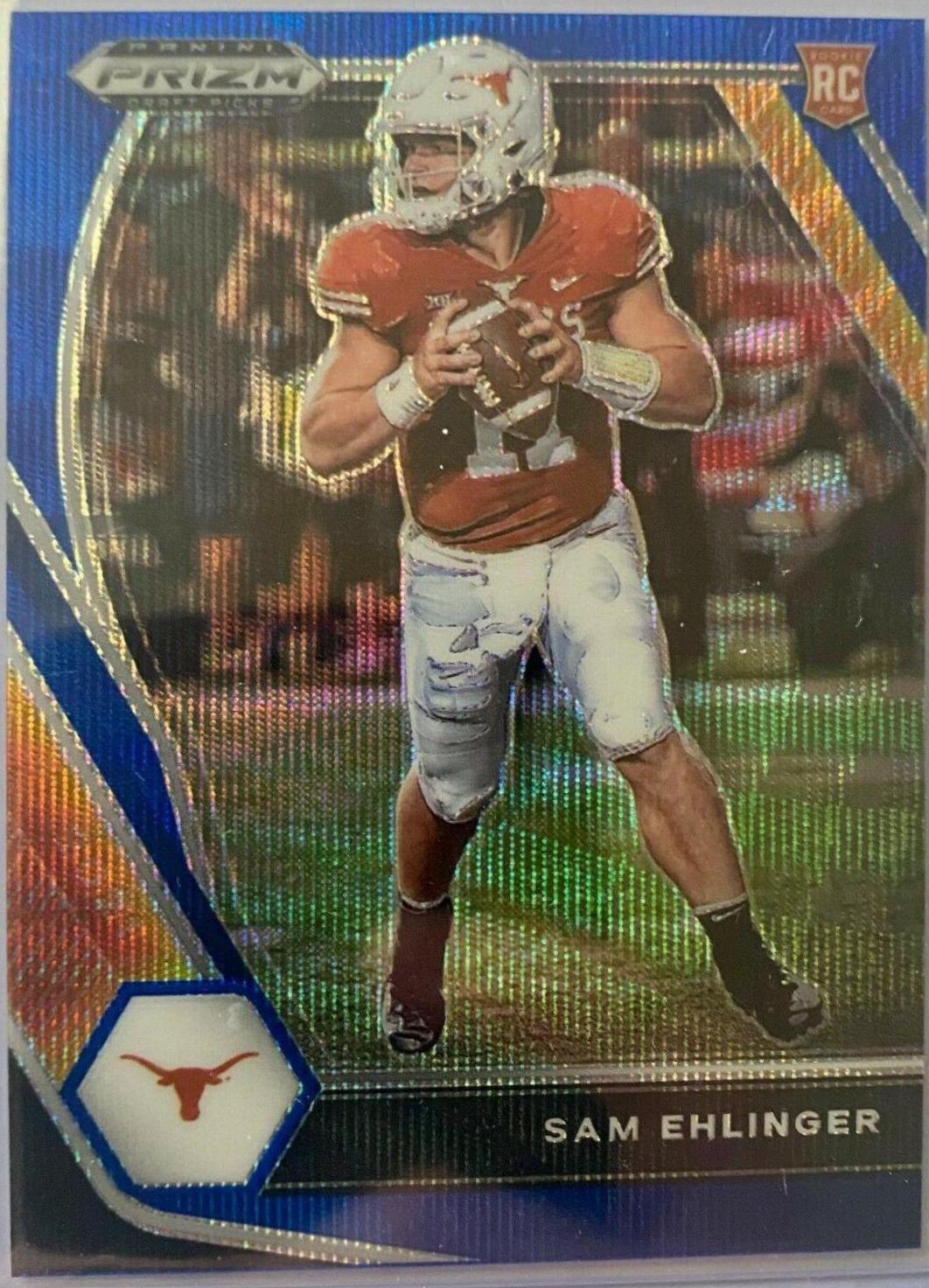 Sam Ehlinger [Blue Wave Prizm] #131
