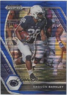 Saquon Barkley [Blue Pulsar Prizm] #88