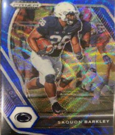 Saquon Barkley [Blue Wave Prizm] #88