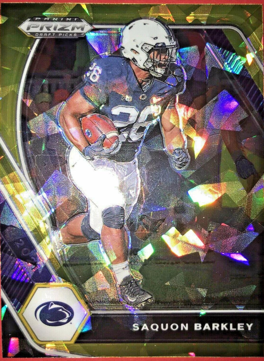 Saquon Barkley [Gold Ice Prizm] #88
