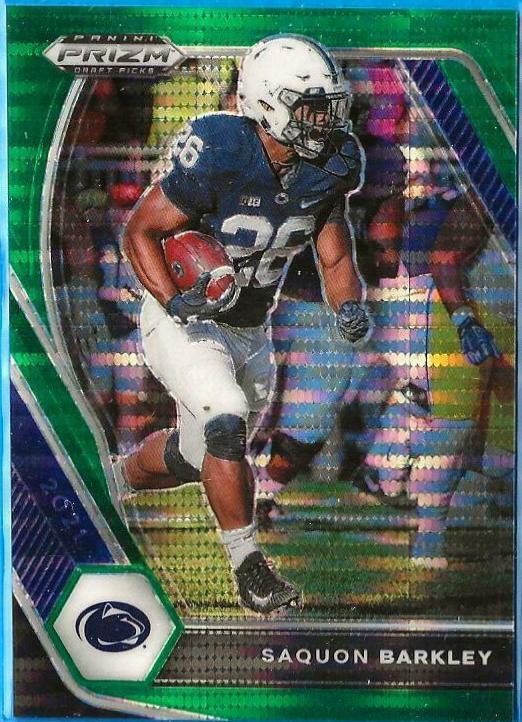 Saquon Barkley [Green Pulsar Prizm] #88