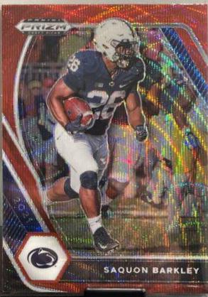 Saquon Barkley [Orange Wave Prizm] #88