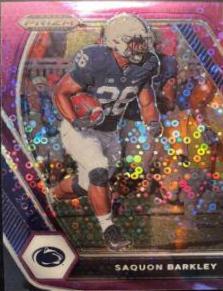 Saquon Barkley [Purple Circles Prizm] #88