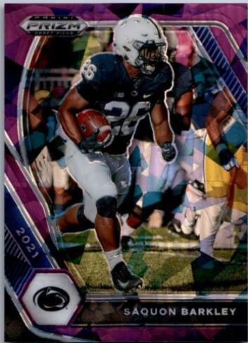 Saquon Barkley [Purple Ice Prizm] #88