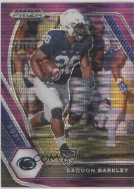 Saquon Barkley [Purple Pulsar Prizm] #88