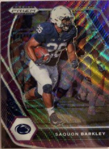 Saquon Barkley [Purple Wave Prizm] #88