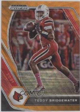 Teddy Bridgewater [Orange Wave Prizm] #5