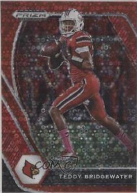 Teddy Bridgewater [Red Circles Prizm] #5