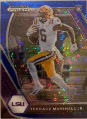 Terrace Marshall Jr. [Blue Circles Prizm] #157