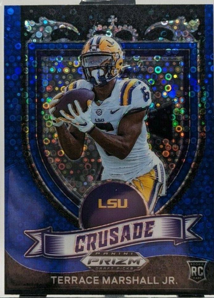 Terrace Marshall Jr. [Blue Circles Prizm] #180