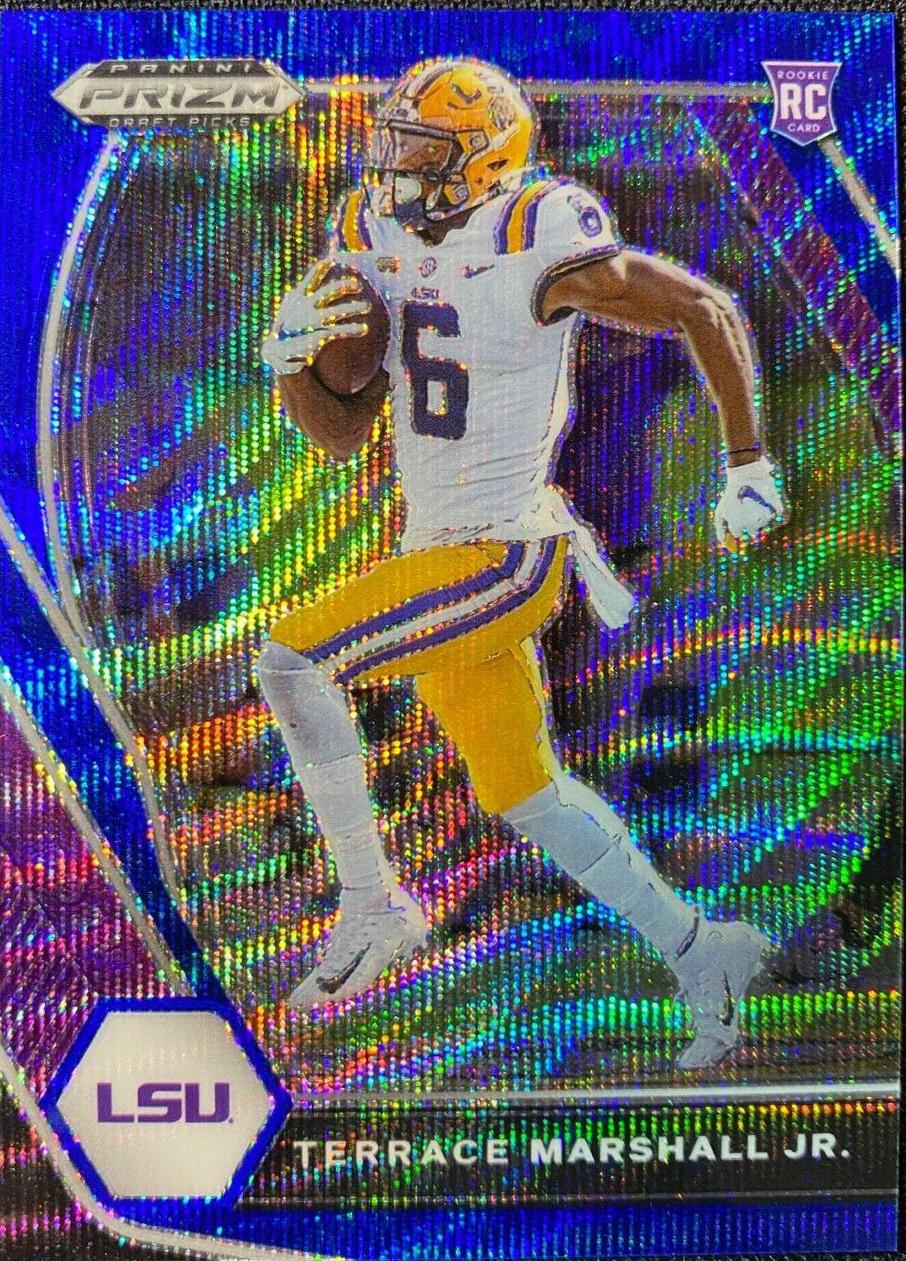 Terrace Marshall Jr. [Blue Wave Prizm] #157