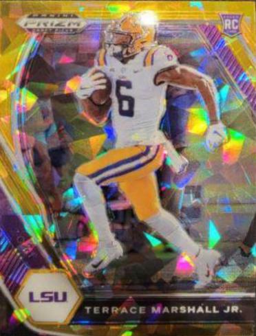 Terrace Marshall Jr. [Gold Ice Prizm] #157