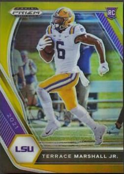 Terrace Marshall Jr. [Gold Prizm] #157