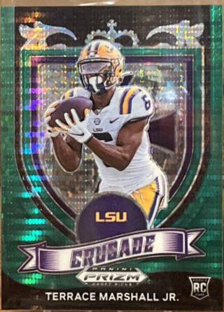 Terrace Marshall Jr. [Green Pulsar Prizm] #180