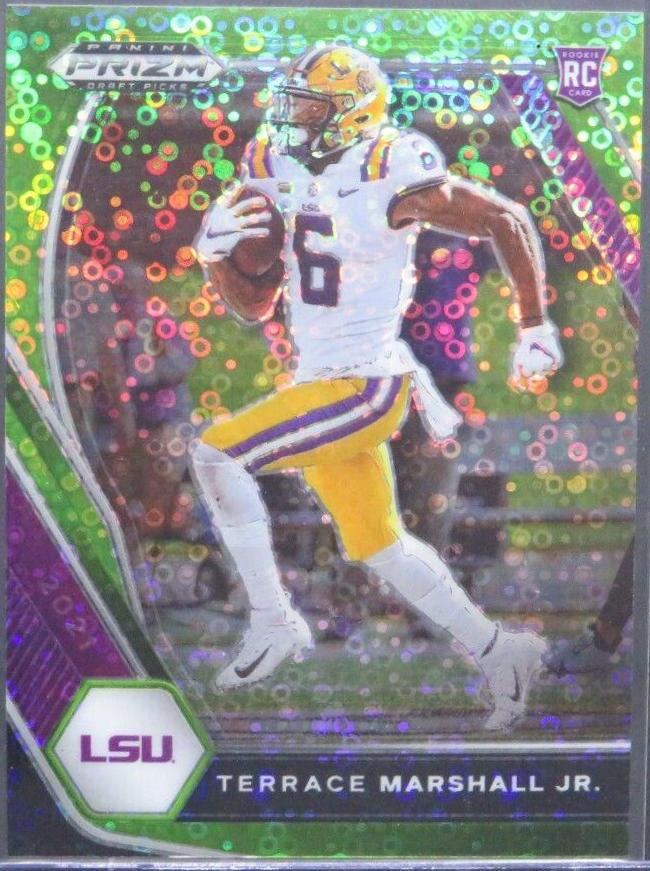 Terrace Marshall Jr. [Neon Green Circles Prizm] #180
