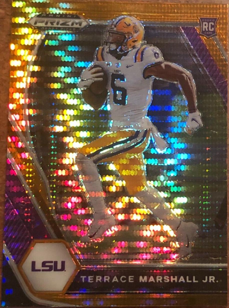 Terrace Marshall Jr. [Orange Pulsar Prizm] #157