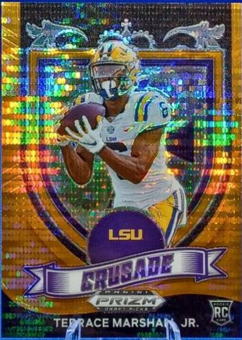 Terrace Marshall Jr. [Orange Pulsar Prizm] #180
