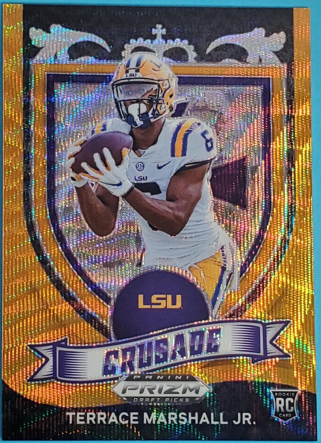 Terrace Marshall Jr. [Orange Wave Prizm] #180