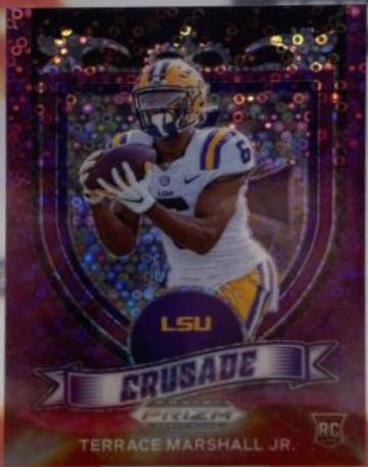 Terrace Marshall Jr. [Purple Circles Prizm] #180