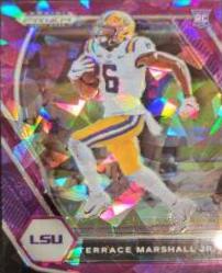 Terrace Marshall Jr. [Purple Ice Prizm] #157