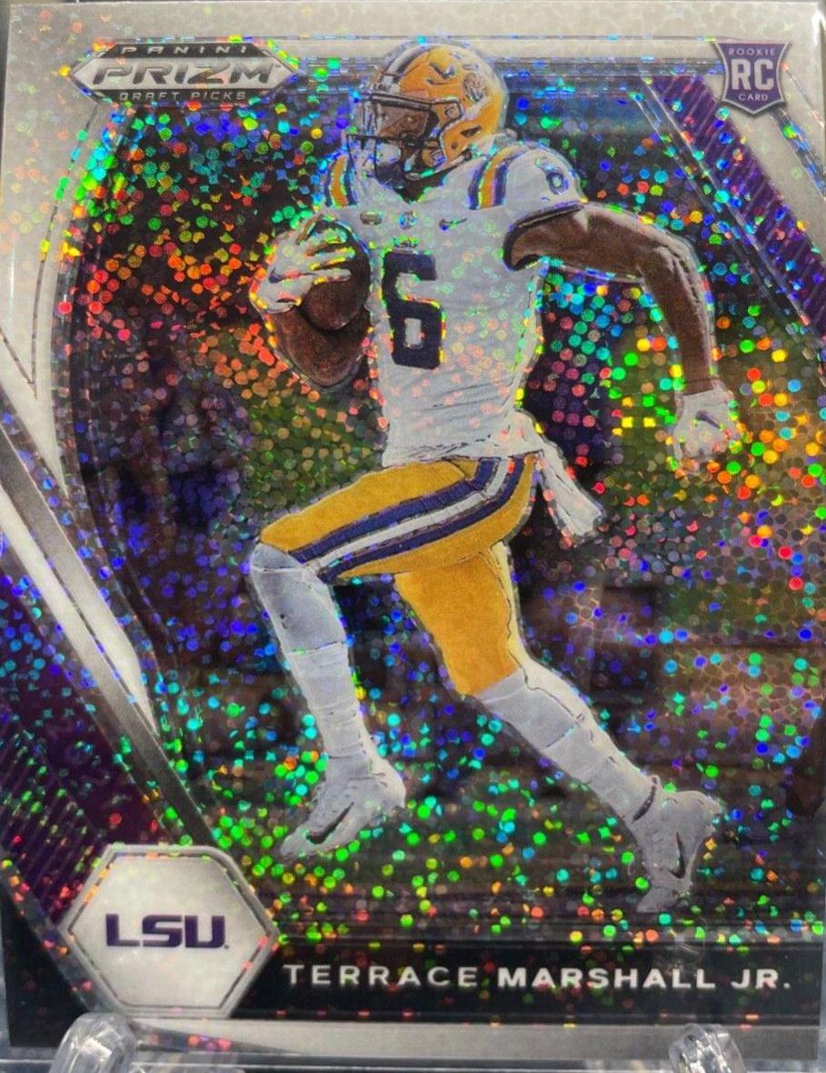 Terrace Marshall Jr. [White Sparkle Prizm] #157