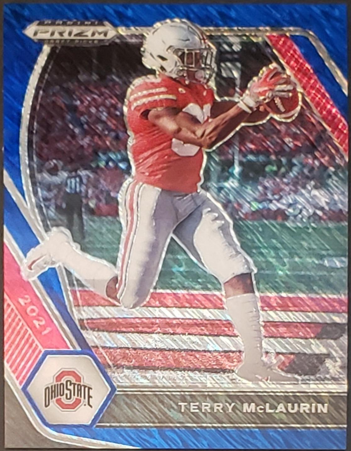 Terry McLaurin [Blue Shimmer Prizm] #43