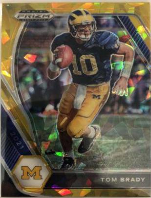 Tom Brady [Gold Ice Prizm] #6