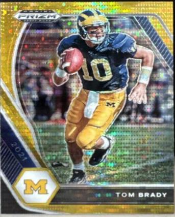 Tom Brady [Gold Pulsar Prizm] #6