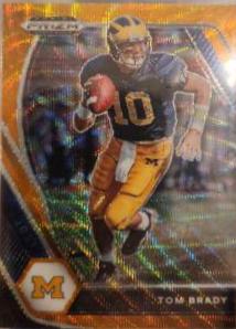 Tom Brady [Orange Wave Prizm] #6