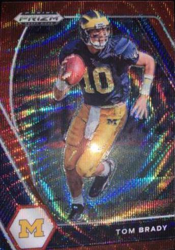 Tom Brady [Ruby Wave Prizm] #6