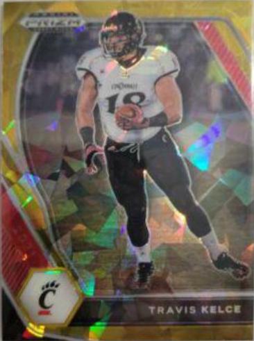 Travis Kelce [Gold Ice Prizm] #46