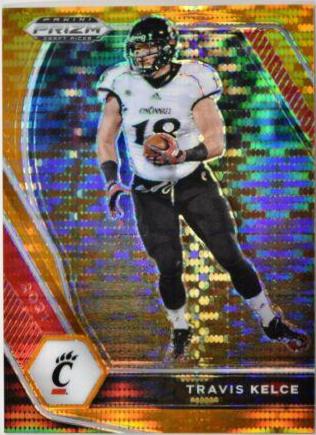 Travis Kelce [Orange Pulsar Prizm] #46