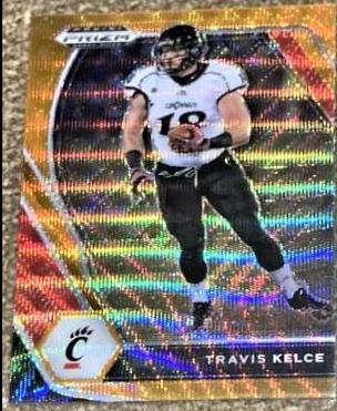 Travis Kelce [Orange Wave Prizm] #46