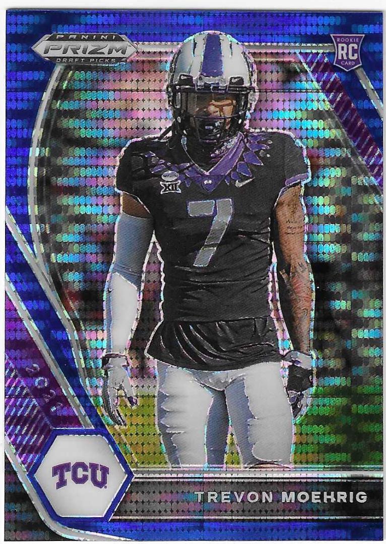 Trevon Moehrig [Blue Pulsar Prizm] #146