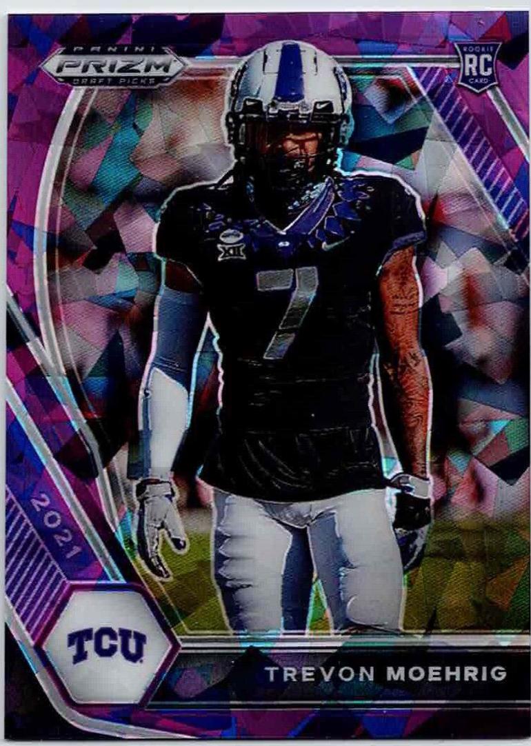 Trevon Moehrig [Purple Ice Prizm] #146