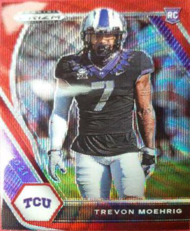 Trevon Moehrig [Ruby Wave Prizm] #146