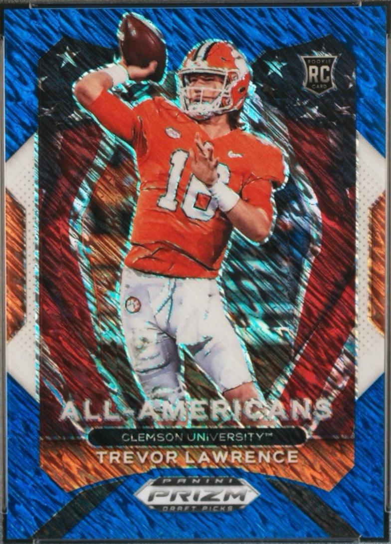 Trevor Lawrence [Blue Shimmer Prizm] #181
