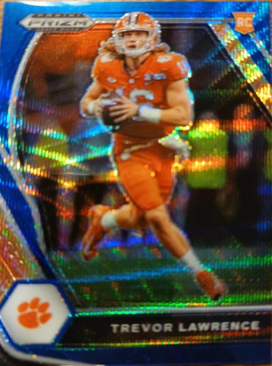 Trevor Lawrence [Blue Wave Prizm] #106