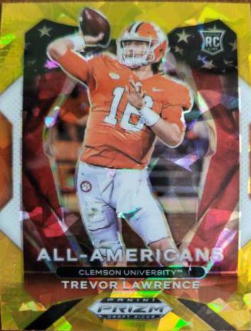 Trevor Lawrence [Gold Ice Prizm] #181