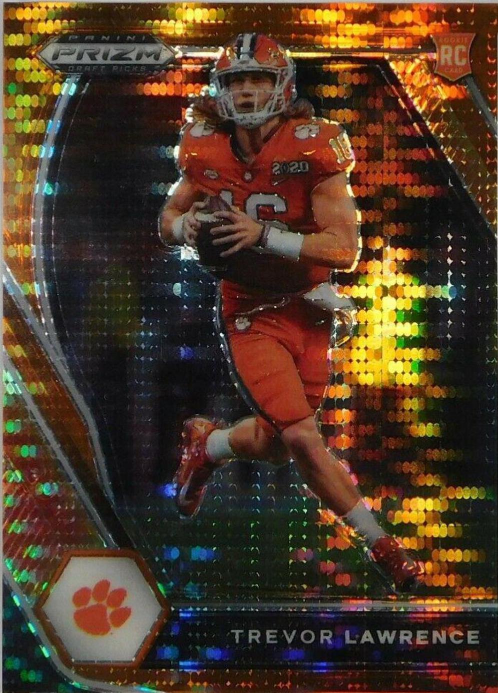 Trevor Lawrence [Orange Pulsar Prizm] #106